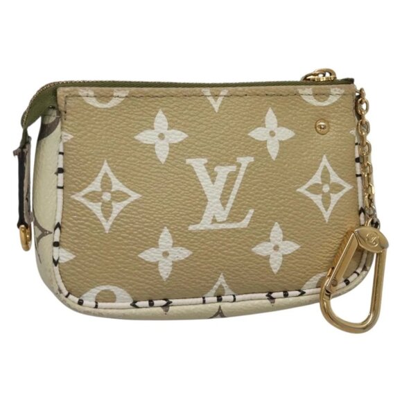 LOUIS VUITTON Monogram Giant Mini Pochette Pouch Ivory - Picture 1 of 15